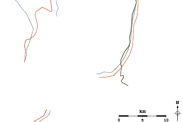 Roads and rivers around Ober-Gabelhorn