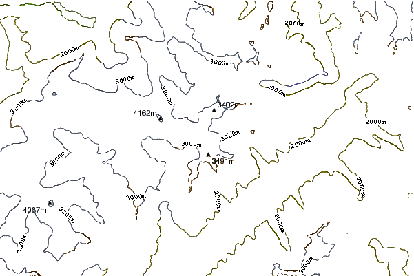 Mountain peaks around Oberaarrothorn