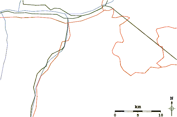 Roads and rivers around Ochsehorn