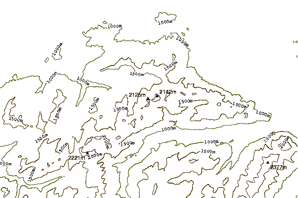 Mountain peaks around Ochsen