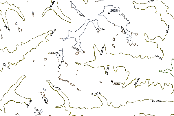 Mountain peaks around Ochsenbug