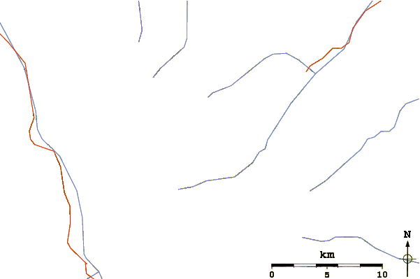 Roads and rivers around Oestliche Knotenspitze