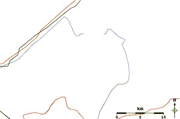 Roads and rivers around Ofenhorn