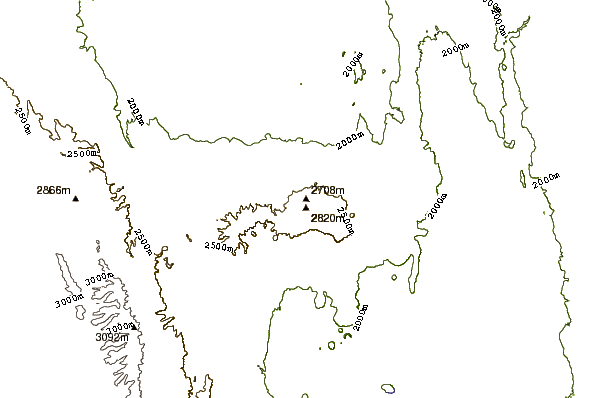 Mountain peaks around Ol Doinyo Eburru