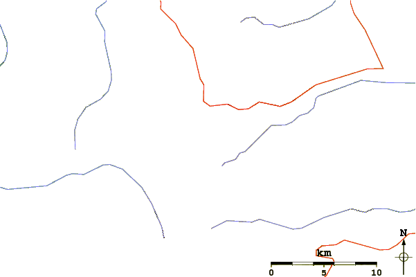 Roads and rivers around Olallie Butte