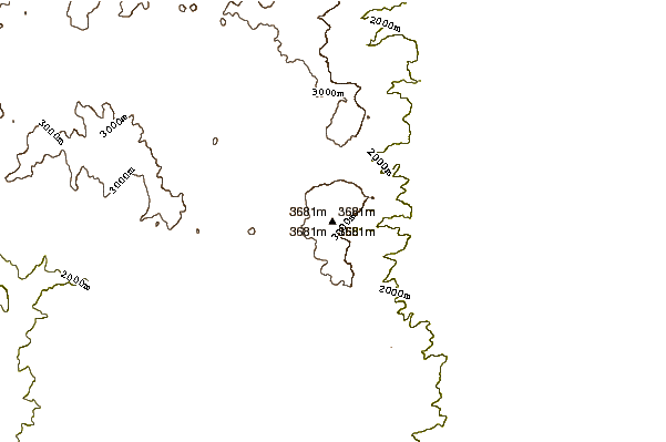 Mountain peaks around Olancha Peak