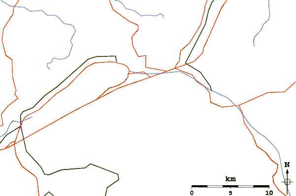 Roads and rivers around Oltschiburg