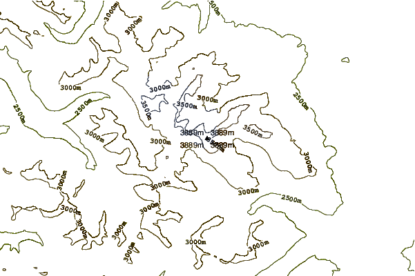 Mountain peaks around Öndor Hairhan