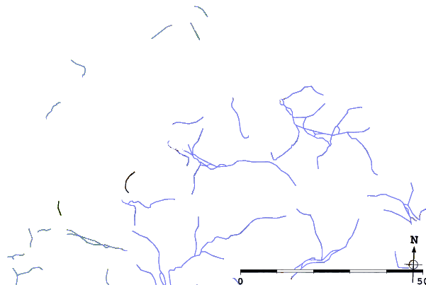 Roads and rivers around Operafjellet