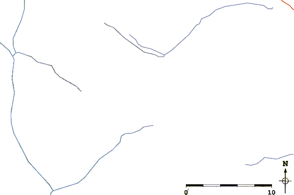 Roads and rivers around Oppy Mountain