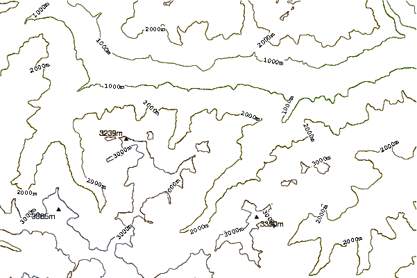 Mountain peaks around Orgelspitze