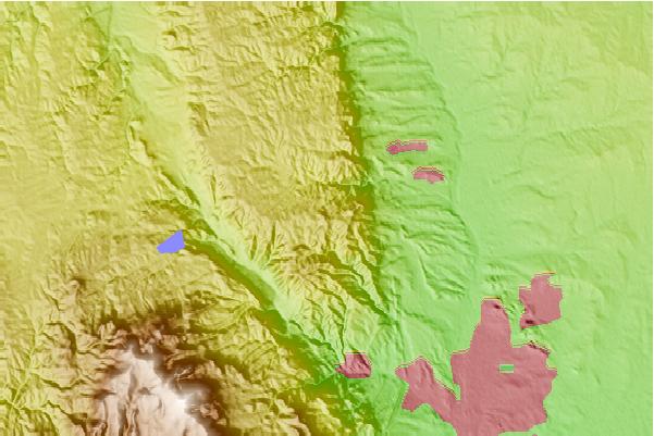 Surf breaks located close to Ormes Peak