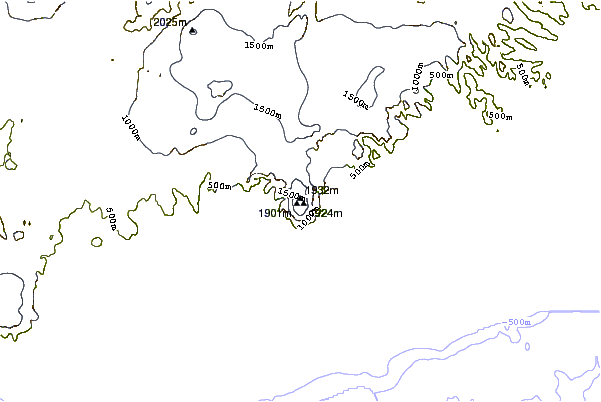 Mountain peaks around Öræfajökull