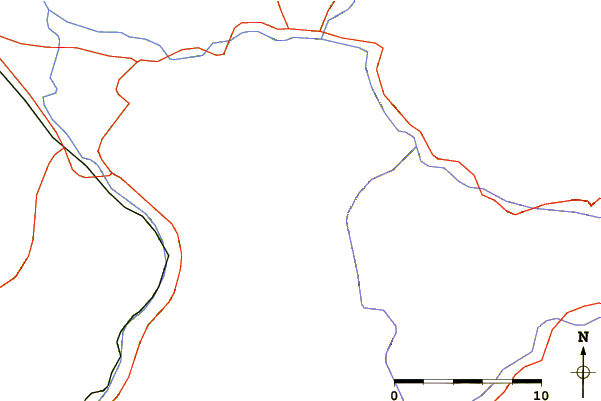 Roads and rivers around Ostrozub