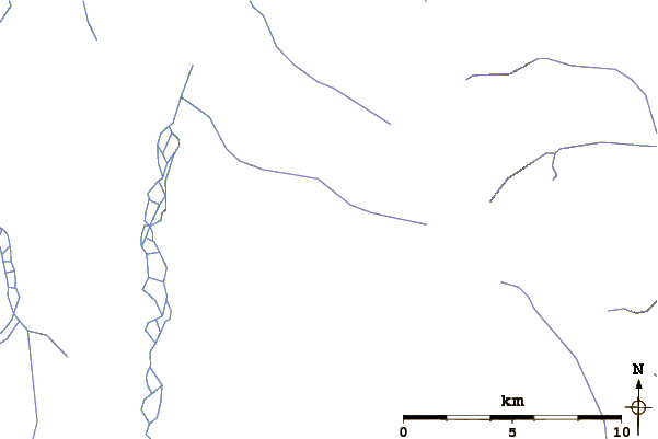 Roads and rivers around Outcast Hill