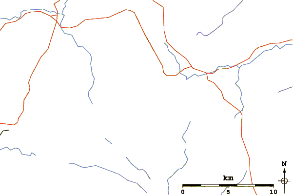 Roads and rivers around Outerside