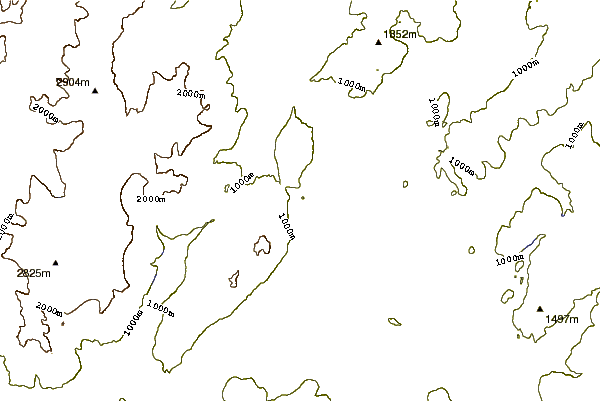 Mountain peaks around Paganella