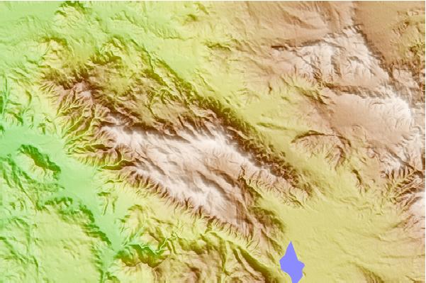 Surf breaks located close to Palomar Mountain