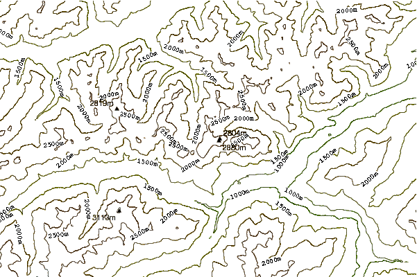 Mountain peaks around Parseierspitze