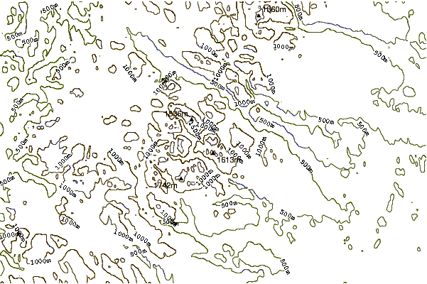 Mountain peaks around Pastatjåkå