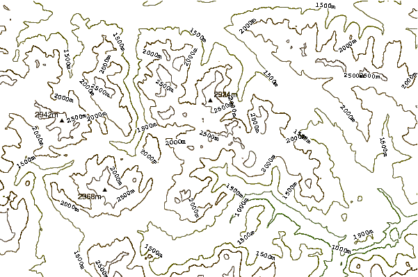 Mountain peaks around Paternkofel