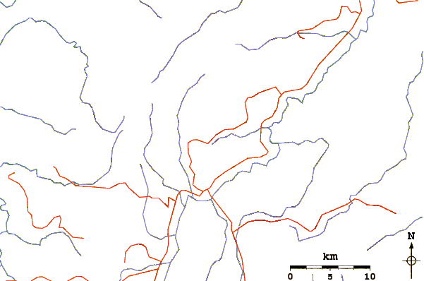 Roads and rivers around Patoc