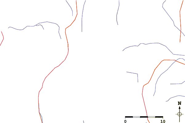 Roads and rivers around Pauhunri