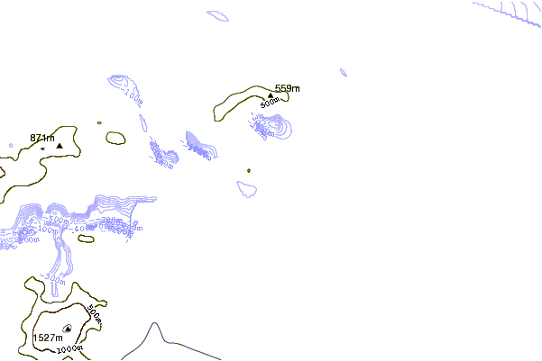 Mountain peaks around Paulet Island