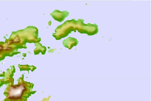 Surf breaks located close to Paulet Island