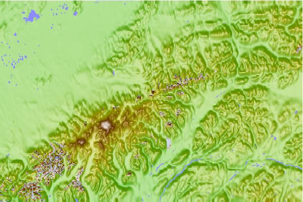 Surf breaks located close to Peak 8620