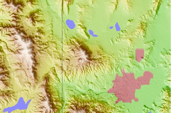 Surf breaks located close to Peavine Peak