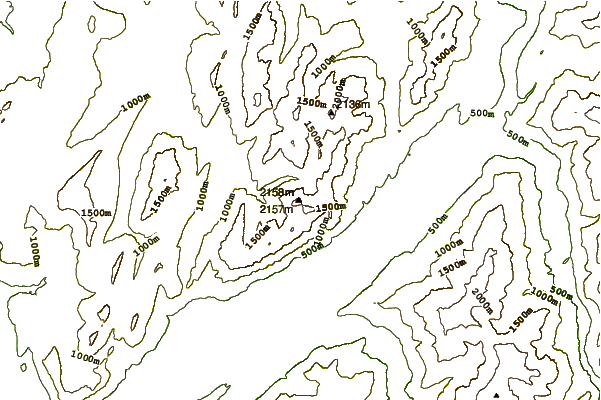 Mountain peaks around Pécloz