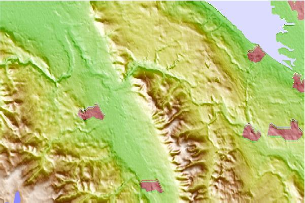 Surf breaks located close to Penycloddiau