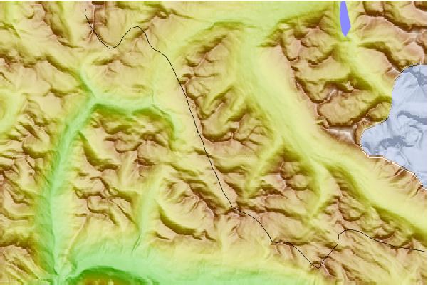 Surf breaks located close to Perseverance Mountain