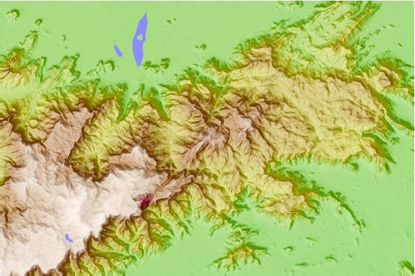 Surf breaks located close to Perumal Peak