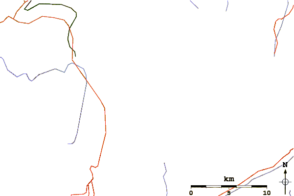 Roads and rivers around Petit Combin