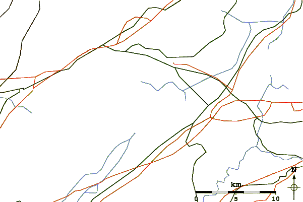 Roads and rivers around Petit Darray