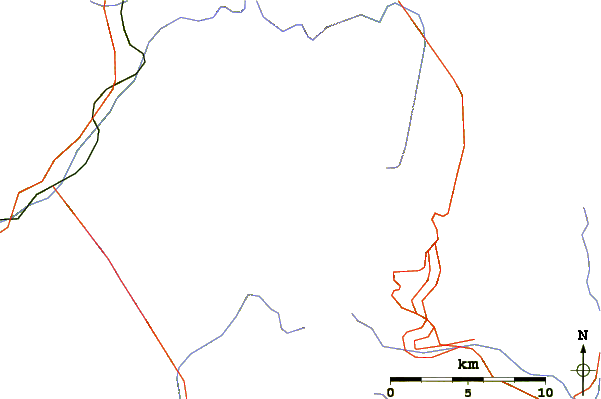 Roads and rivers around Petit Grépillon