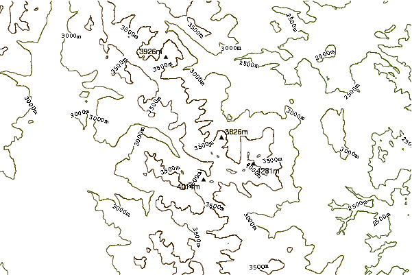 Mountain peaks around Petit Grepon