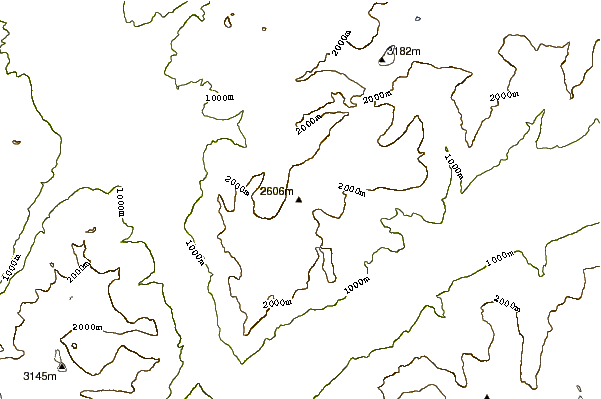 Mountain peaks around Petit Muveran