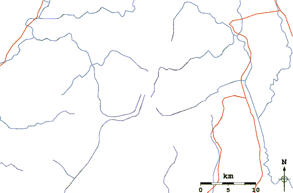 Roads and rivers around Phu Soai Dao