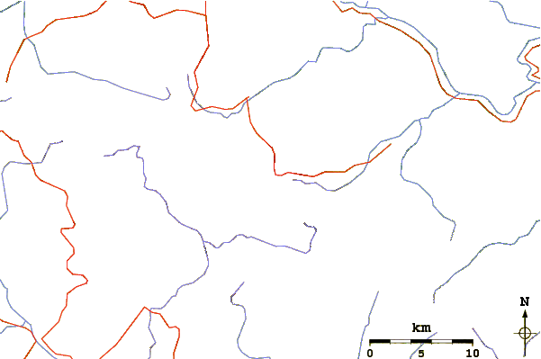 Roads and rivers around Phu Xai Lai Leng