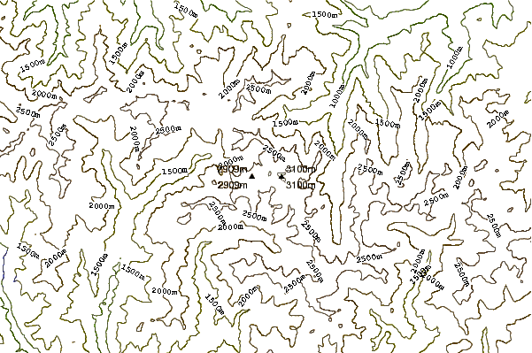 Mountain peaks around Pica d'Estats