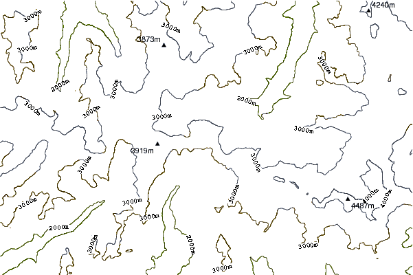 Mountain peaks around Picco Muzio