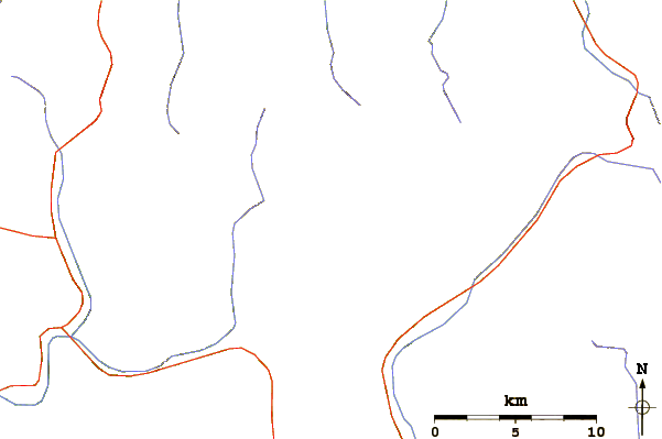 Roads and rivers around Pico de Posets