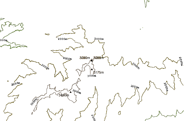 Mountain peaks around Picón de Jerez or Picón de Jeres