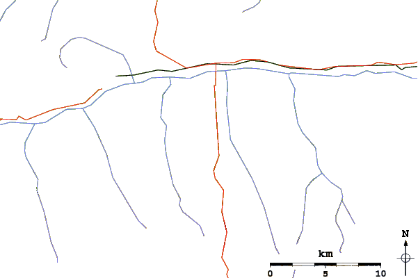 Roads and rivers around Pihapper