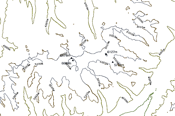 Mountain peaks around Pik Engels