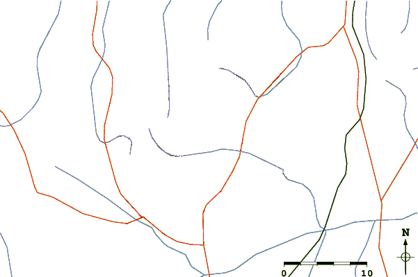 Roads and rivers around Pilanesberg