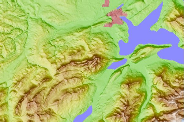 Surf breaks located close to Pilatus (mountain)